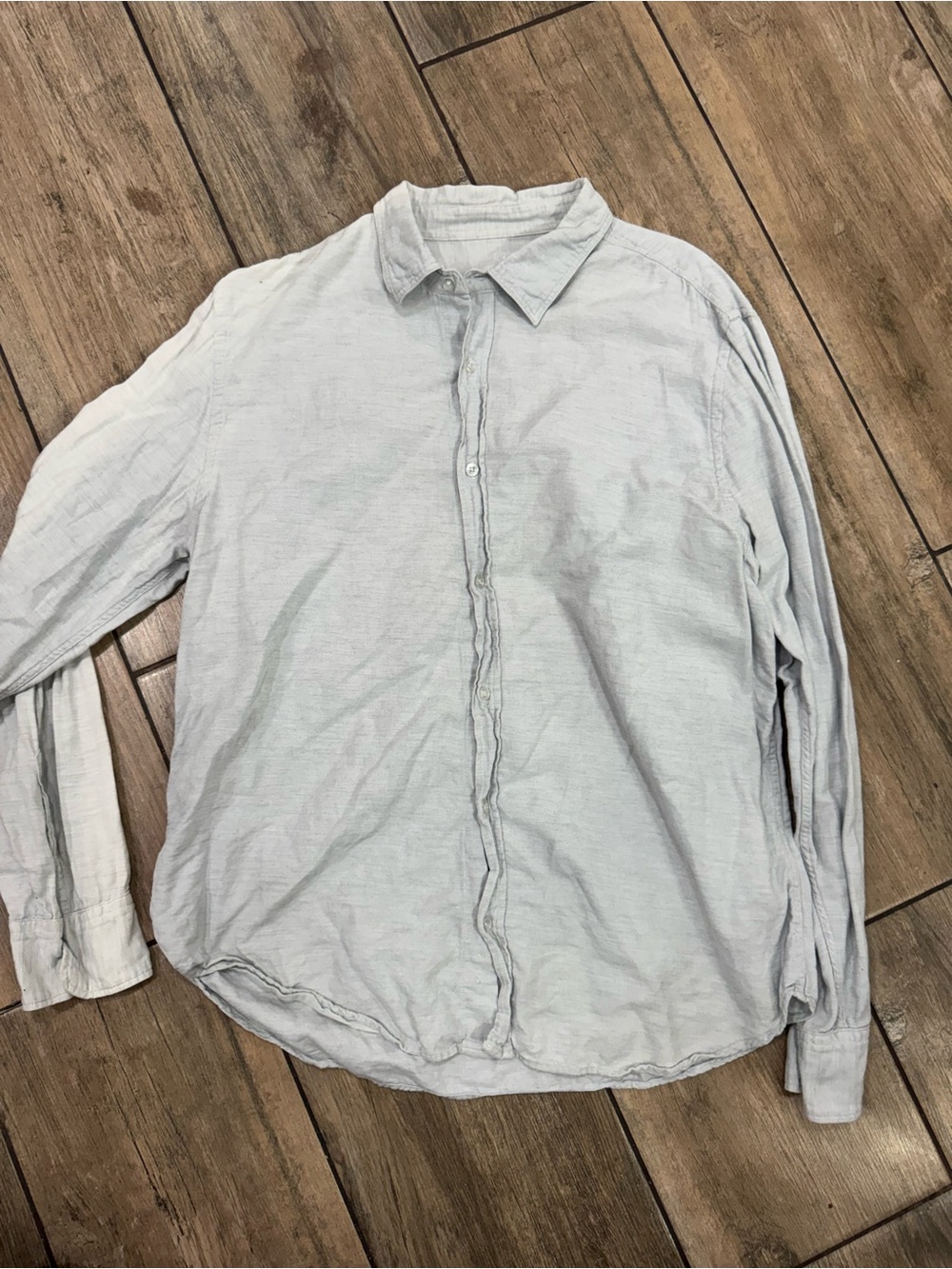 Men's Light blue Casual Button-Down Shirt